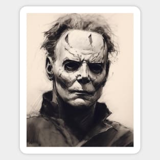 Michael Myers Portrait Sticker